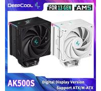DeepCool AK500S Display digitale CPU Cooler 5 tubi di calore TDP 240W Raffreddamento ATX PC Radiatore per LGA1700/1200 115X AM4 AM5