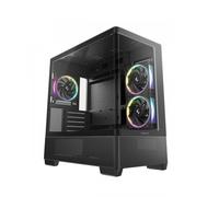DEEPCOOL CASE MICRO ATX CG380U 3F BLACK PANORAMIC 3CURVE ARGB 2TB 360mm AIO