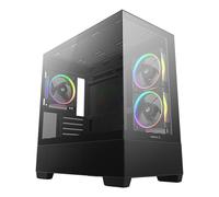 DeepCool case Midi Tower CG380 3F Nero con finestra laterale e RGB