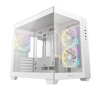 DeepCool Case Tower Bianco CG330 3F con Pannelli in Vetro Temperato