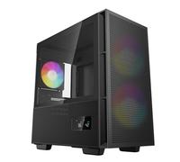 CASE MICRO ATX CH360 BK 2*140+1*120 ARGB