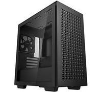 DeepCool CH370 Mini Tower Nero (DeepCool CH370, Black, Mini Tower Chassis w/ Tempered Glass Window, 1x 120mm Fan, 2x USB 3.0, m NEW