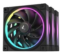 DeepCool FL12-3 in 1 Case per computer Ventilatore 12 cm Nero 3 pz