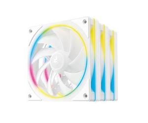 DeepCool FL12 SE WH 3-in-1 Case per computer Ventilatore 12 cm Bianco 3 pz