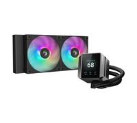 Ventola per PC DeepCool MYSTIQUE 240 ARGB Processore Raffreddatore di liquidi tutto in uno 12 cm Nero 1 pz [R-LX550-BKADSNC-G-1]