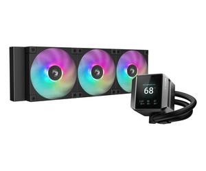 DeepCool Mystique 360 CPU Cooler, ARGB, Personalized Cooling with 2.8 TFT LCD Screen and Enhanced Pump Performance, 5 year warr NEW