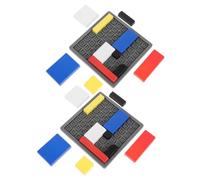DEEPCRAFF 2 Pezzi Gioco di Costruzione Razionale in Abs 88 Prove e Pezzi Geometrici, Blocchi Robusti per Educazione Stem e Giochi Montessori