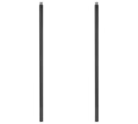DEEPCRAFF 2 Pezzi Prolunga per Gancio da 9,8 Pollici Filettata Nera | Ferro Leggero e Portatile, Regolabile Presa Comoda, per Progetti in Giardino e Campeggio