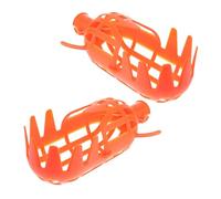 DEEPCRAFF 2 Pezzi Raccoglitore di Frutta Leggero in Pp per Ciliegie e Bacche, Cestino Arancione per Raccolta in Grandi Frutteti e