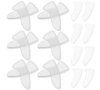 DEEPCRAFF 250 Pezzi Coperture per Punte di Coltelli in Pp Bianco Protezione Affidabile e Leggerezza, Manicotti per Punte per Cucina e Taglierine Multifunzione