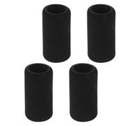 DEEPCRAFF 4 Pezzi Copertura Antigelo per Bombola Gas Co2 in Spugna Nera 5.80x3.10x3.10cm Assorbimento Urti e Facile Installazione per Uso Domestico e Carbonatazione