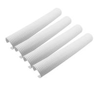 DEEPCRAFF 4 Pezzi Protezione a Spirale per Tronco in Plastica PVC Bianca | Installazione Rapida senza Attrezzi, Aiuta Contro Morsi Animali, per Piantine e Corteccia in Vivaio
