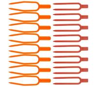 DEEPCRAFF 400 Pezzi Graffa Fissaviti per Fragole, Clip Supporto per Piante in Pp, a Forcella, per Stoloni e Piante, Facile da Inserire nel Terreno
