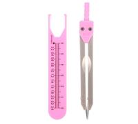 DEEPCRAFF Calibro di Misurazione Elettrocardiografo con Punte Regolabili e Custodia Protettiva in Plastica per Studenti di Medicina Strumento di Precisione Rosa