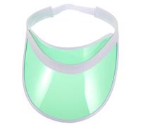 DEEPCRAFF Cappello da Sole Verde in Plastica con Ampia Visiera e Design a Teschio Vuoto, Ventilazione Ottimale e Protezione Solare, per Pesca e attività Estive