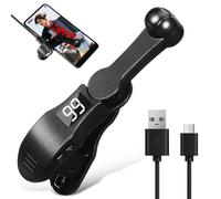 DEEPCRAFF Cliccatore Automatico per Telefono Nero in Abs con Funzionamento Veloce e Automatizzazione Azioni Ripetitive per Live Streaming e Gaming