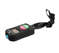 DEEPCRAFF Contatore digitale manuale: conteggio elettronico portatile dei numeri con pulsanti di aggiunta e sottrazione - Reset meccanico contatore giri, con cordino per inventario di magazzino, golf