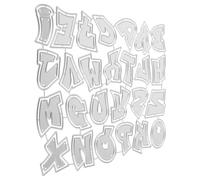 DEEPCRAFF Fustelle Alfabeto per Scrapbooking in Acciaio al Carbonio | Finitura Liscia, Tagli Precisi e Lettering Personalizzato, per Etichette e Decorazioni Regalo