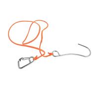 DEEPCRAFF Gancio da Immersione in Acciaio Inossidabile Arancia con Paracord Portatile e Ancoraggio Affidabile per attività Subacquee e Immersioni Sicure