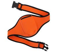 DEEPCRAFF Marsupio per Microfono Cintura Regolabile per Danza e Fitness | Accesso Rapido al Dispositivo, Poliestere Arancione, per Insegnanti di Danza, Pratica e Coaching Mani Libere