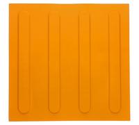 DEEPCRAFF Mattoni Ciechi in Pvc Giallo per Pavimentazione Design a Strisce Tattili, Pratici e, per Persone Non Vedenti e Marciapiedi Sicuri