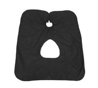 DEEPCRAFF Parrucchiere con Finestra Trasparente per Taglio e Colorazione Capelli Mantellina Professionale Resistente per Salone e Uso Domestico Nero