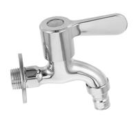 DEEPCRAFF Rubinetto da Parete in Lega di Rame 1/2 Pollice Apertura Rapida e Maniglia Singola per Lavatrice Uso Giardino e Lavanderia Design Elegante e Antiperdita