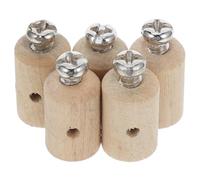 DEEPCRAFF Set 5 Pezzi Accessori Smorzatori per Pianoforte Verticale in Metallo e Legno, Robusti e Facili da Installare per Riparazione e Manutenzione