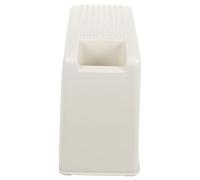 DEEPCRAFF Sgabello Pedicure in Plastica, Supporto Piedi Stabile per Cura | Superficie Antiscivolo Particelle, Scanalatura Porta Accessori, per Salone Estetico e Casa