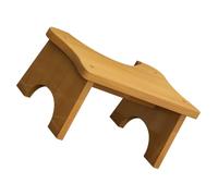 DEEPCRAFF Sgabello per Wc in Legno Rettangolare Stabile e Facile da Pulire, Salvaspazio, Adatto e Tutta la Famiglia per Bagno Semplice e Funzionale