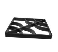 DEEPCRAFF Stampo per Pavimentazione in Plastica Nera Riutilizzabile per Vialetti e Cortili Design Unico e Installazione senza Sforzo per Costruzione di Percorsi Esterni