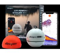 Deeper Chirp+ 2 Grigio Artico Edizione Ldt. + Nightcover WIFI GPS Sonar Echolot