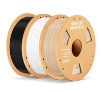 DEEPLEE Filamento per stampa PETG RAPID 1,75 mm 1 kg Nero x1 Bianco x1 Beige x1