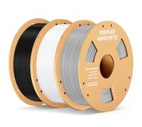 DEEPLEE Filamento per stampa PETG RAPID 1,75 mm 1 kg Nero x1 Bianco x1 Grigio x1