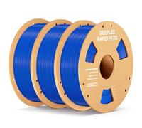 DEEPLEE Filamento per stampa PETG rapido 1,75 mm, 1 kg, blu x3