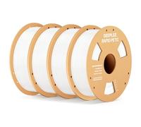 DEEPLEE Filamento per stampa RAPID PETG 1,75 mm 1 kg Bianco x4