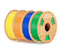 DEEPLEE Filamento per stampa RAPID PETG 1,75 mm 1 kg Filamento Giallo x1 Arancione x1 Blu x1 Verde x1
