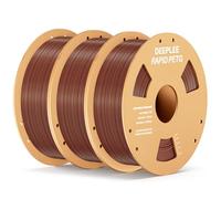 DEEPLEE Filamento per stampa RAPID PETG 1,75 mm 1 kg Marrone x3