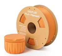 DEEPLEE Filamento PLA+ 1.75mm, PLA Plus con Precisione Dimensionale +/- 0,02 mm, Maggiore Resistenza e Tenacità, Adatto per la Maggior parte delle Stampanti 3D FDM, 1KG Arancia