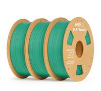 DEEPLEE Filamento PLA 1.75mm, Precisione Dimensionale +/- 0,02 mm, Ferito Ordinatamente,Nessun Intasamento, per la Maggior parte delle Stampanti 3D FDM, 3KG Verde Mare