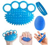 Deeploom Set per allenare le mani e le dita, per allenare le mani, palla a forma di riccio, morbida palla antistress, per adulti per terapia delle mani per artrosi, tunnel carpale
