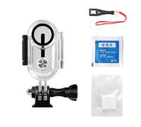 Deeply Sea Camera Shell Con Finestra di Vetro 3Claws Adattatori Inclusi Per GO 3S Snorkeling Avventura PC+lente di vetro Protezioni impermeabili