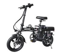 DEEPOWER Bicicletta elettrica pieghevole, bici elettrica, batteria 48 V 13 Ah estraibile, freni a disco doppi, bici da città per adulti Adoles (13 Ah)
