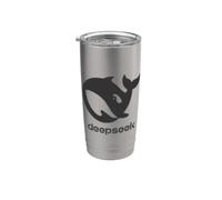 DeepS I - Impegno per la comunità di software open source Bicchiere termico in acciaio inox doppia parete
