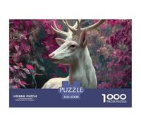 Deer 1000 Pezzi Puzzle Gioco Educativo Classico Animal Jigsaw Puzzle Sfida Colore Per Adulti E Bambini 52x38cm/1000pcs