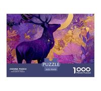 Deer 1000 Pezzi Puzzle Gioco Educativo Creativo Animal Jigsaw Puzzle Sfida Colore Per Adulti E Bambini 70x50cm/1000pcs