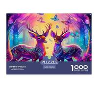 Deer Absolutely Stunning Puzzle Da 1000 Pezzi Per Chi Ama I Viaggi: Rivisita Luoghi Meravigliosi E Migliora L'attenzione!