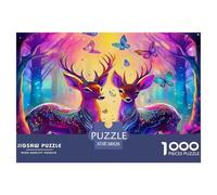 Deer Absolutely Stunning Puzzle Da 1000 Pezzi Per Chi Ama I Viaggi: Rivisita Luoghi Meravigliosi E Migliora L'attenzione!