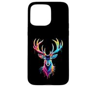 Deer Amante Colorato Pop Art Bella Cervo Custodia per iPhone 15 Pro Max