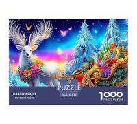 Deer by StreamVibrant 1000-Piece Jigsaw Puzzles for Adults Showcasing Challenging Educational Games Women And Men - These Vibrant Jigsaw Puzzles Are Tailored for Adults And Kids Age 12 Ye
